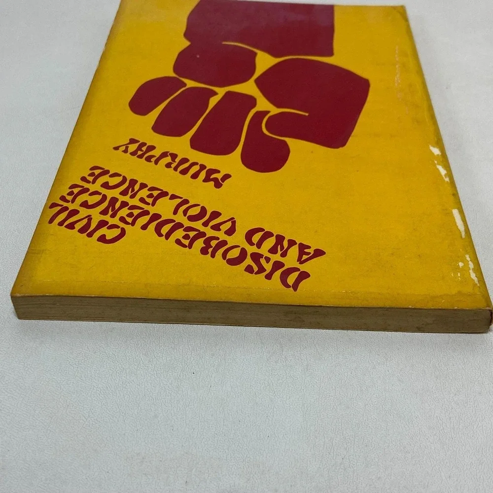 Civil Disobedience and Violence Jeffrie G Murphy 1970s 2nd Ed. College‎ Textbook